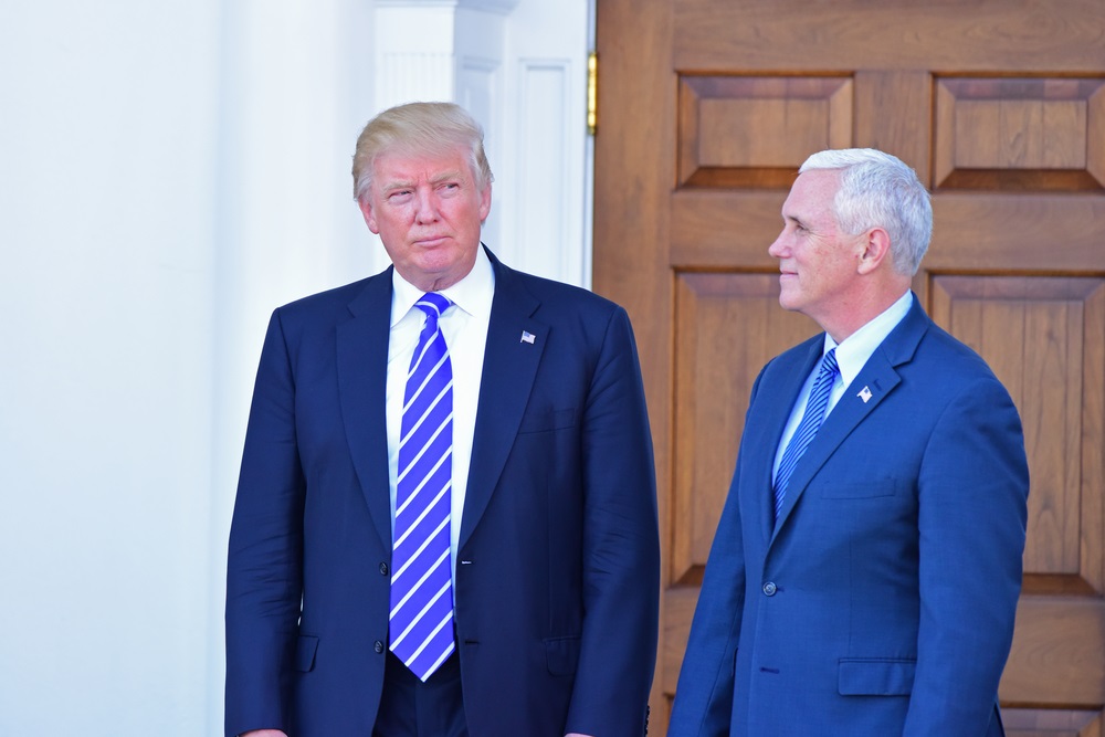 Donald Trump, pictured here with running mate Mike Pence, has a plan to combat the growing addiction epidemic. (a katz/Shutterstock)