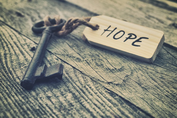 Never give up on HOPE. (Orla/Shutterstock)