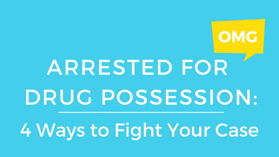 Arrested for drug possession